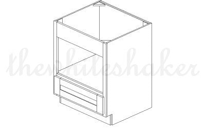 BMC27 - 27" Wide Base Microwave Cabinet