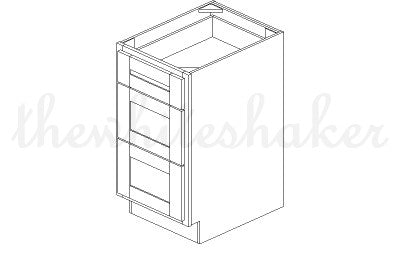 DB18 - 18" Wide Drawer Base Cabinet