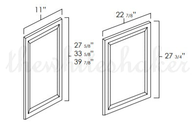 DP2430 - 30" High Full Width Decorative End Panel