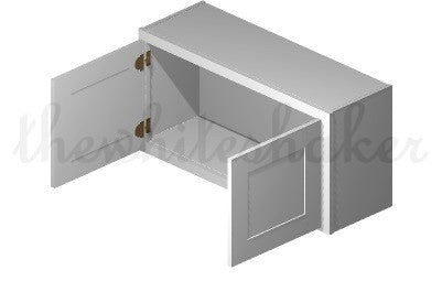 W3618 - 36" Wide 18" High, Bridge Wall Cabinet