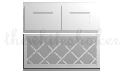 W3012 - 30" Wide 12" High, Bridge Wall Cabinet
