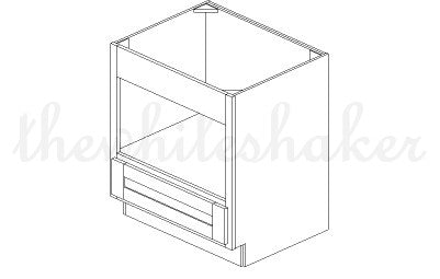 BMC30 - 30" Wide Base Microwave Cabinet