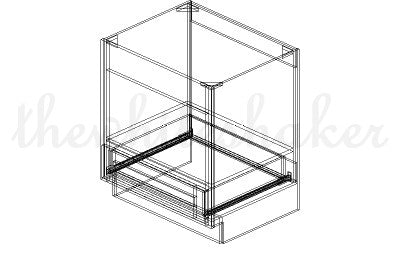 BMC30 - 30" Wide Base Microwave Cabinet
