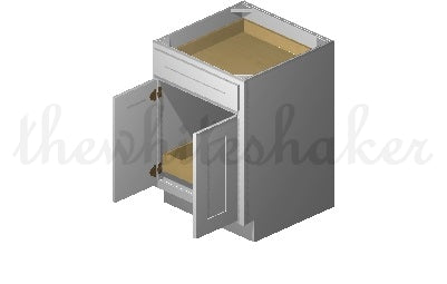 Soft Close Roll Out Trays for 24W Base Cabinet