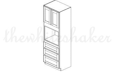 UOC3396 - 33" Wide, 96" High Universal Oven Cabinet