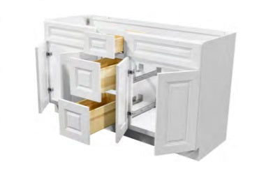 VSDB60 - 60" Wide Double Sink Vanity Base Cabinet