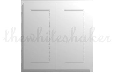 W3030 - 30" Wide 30" High, Double Door Wall Cabinet