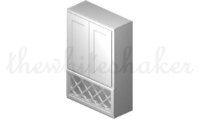 W3030 - 30" Wide 30" High, Double Door Wall Cabinet